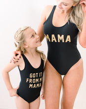 Load image into Gallery viewer, I got it from my Mama matching mom and daughter swimsuits