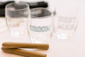 Personalized whiskey glasses Groom Groomsman Best Man Wedding gifts for Men Fathers Day