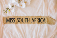 Load image into Gallery viewer, Glitter personalized custom sash
