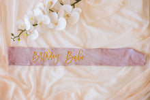Load image into Gallery viewer, Glitter personalized custom sash