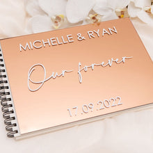 Load image into Gallery viewer, Personalised wedding acrylic guest book