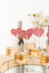 Acrylic engraved drink tags drink charms