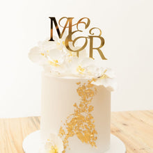 Load image into Gallery viewer, Acrylic laser cut custom cake toppers