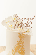 Load image into Gallery viewer, Acrylic laser cut custom cake toppers