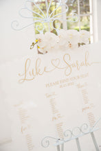 Load image into Gallery viewer, Acrylic wedding seating chart