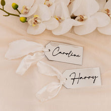 Load image into Gallery viewer, Acrylic luggage tags name place cards