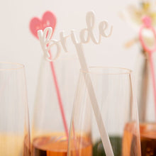 Load image into Gallery viewer, Bachelorette hen party acrylic drink stirrers