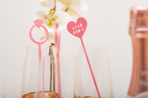 Bachelorette hen party acrylic drink stirrers