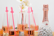 Load image into Gallery viewer, Bachelorette hen party acrylic drink stirrers