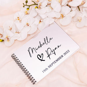 Mirror Acrylic Personalized wedding guest book