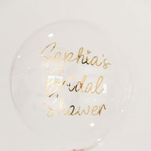 Load image into Gallery viewer, Personalised Bubble Balloons - 36 inch jumbo