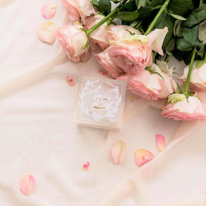 Custom acrylic ring boxes wedding ring box