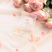 Load image into Gallery viewer, Custom acrylic ring boxes wedding ring box