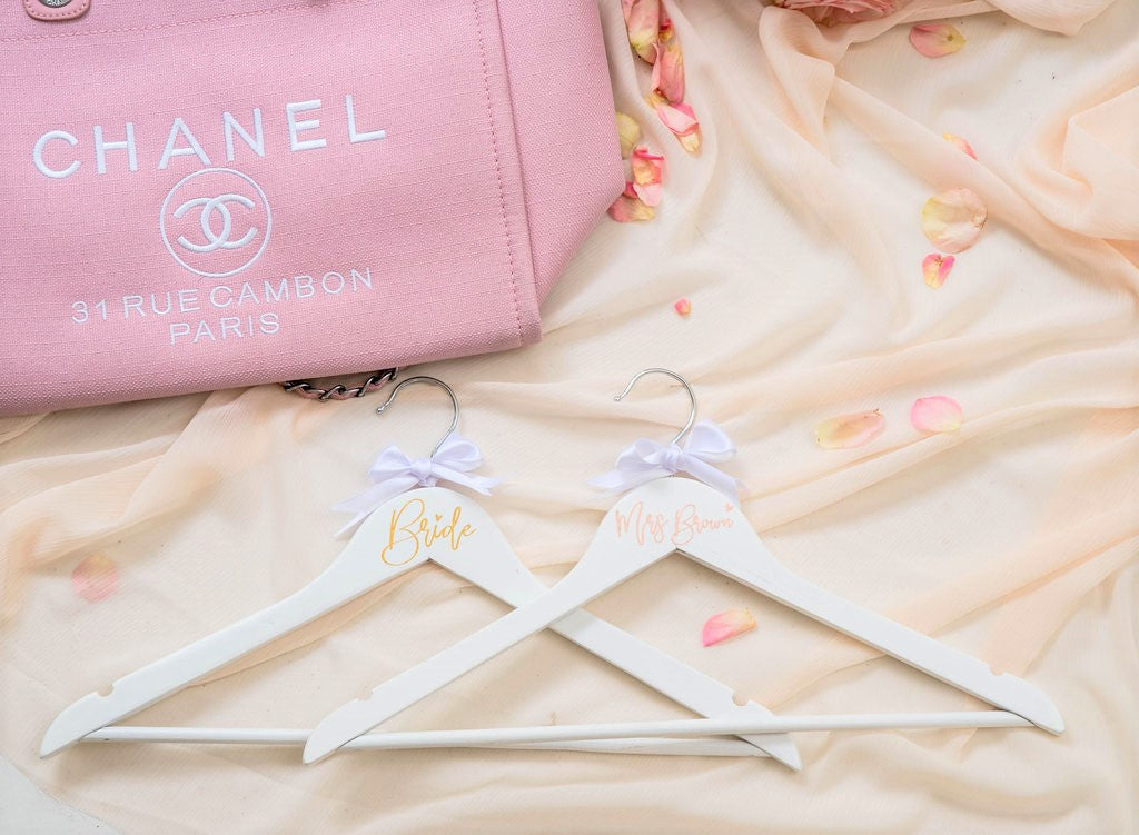 Personalized Bridal Party Wooden Hanger Bridsmaid Hanger