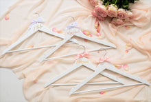 Load image into Gallery viewer, Personalized Bridal Party Wooden Hanger Bridsmaid Hanger