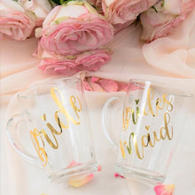 Load image into Gallery viewer, Custom Clear Glass Mugs Tea Cups