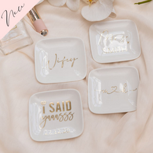 Load image into Gallery viewer, Custom personalized wedding ring dish