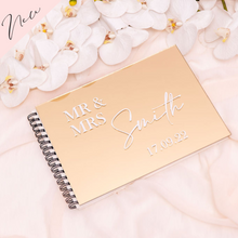 Load image into Gallery viewer, Mirror Acrylic Personalized Wedding Guest Book
