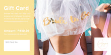 Load image into Gallery viewer, bride gift voucher card