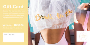 bride gift voucher card