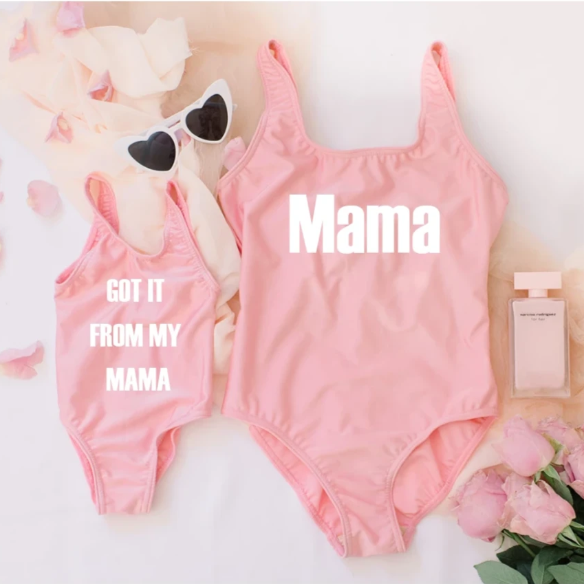 Mommy and me swimsuits top infant