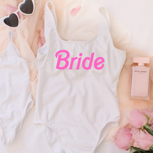 Load image into Gallery viewer, Barbie themed Bride Swimsuit