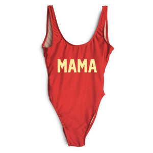 Mama swimsuit, customized swimsuit