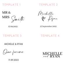 Load image into Gallery viewer, Mirror acrylic personalized wedding guest book