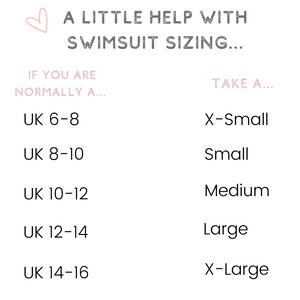 Swimsuit Size Guidelines