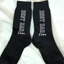 Load image into Gallery viewer, Fathers gifts socks for fathers days best dad ever