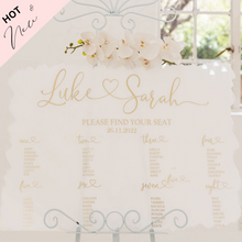 Load image into Gallery viewer, Acrylic wedding seating charts