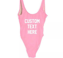 Load image into Gallery viewer, Customized swimsuit