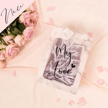 Load image into Gallery viewer, Marble personalized gift bags with clear window